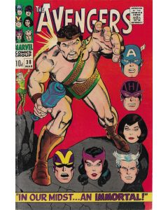 Avengers (1963) #  38 UK Price (3.5-VG-) Hercules, Enchantress