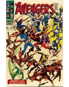 Avengers (1963) #  44 UK Price (3.5-VG-) The Red Guardian