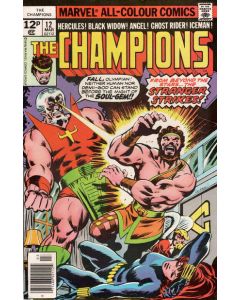 Champions (1975) #  12 UK Price (7.5-VF-) The Stranger, Dave Cockrum cover