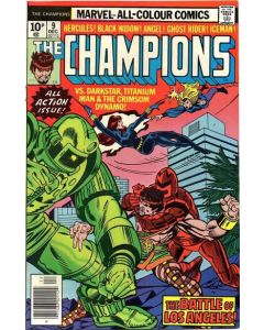 Champions (1975) #   9 UK Price (7.0-FVF) Titanium Man & Crimson Dynamo