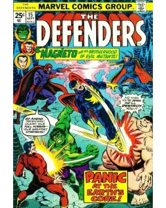 Defenders (1972) #  15 (5.0-VGF) Magneto & The Brotherhood, With MVS