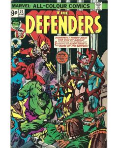 Defenders (1972) #  24 UK Price (5.0-VGF) Son of Satan, Daredevil, Luke Cage