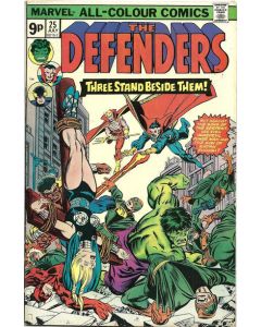 Defenders (1972) #  25 UK Price (7.0-FVF) Son of Satan, Daredevil, Luke Cage