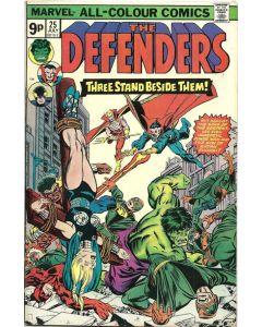 Defenders (1972) #  25 UK Price (7.0-FVF) Son of Satan, Daredevil, Luke Cage