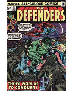 Defenders (1972) #  27 UK Price (6.0-FN) Guardians of the Galaxy, 1st Starhawk (Cameo)