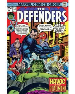 Defenders (1972) #  33 (5.0-VGF) The Headmen, Nebulon