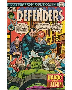Defenders (1972) #  33 UK Price (6.0-FN) The Headmen, Nebulon