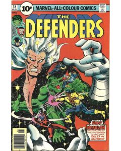 Defenders (1972) #  38 UK Price (7.0-FVF) Nebulon, Luke Cage, With Value Stamp