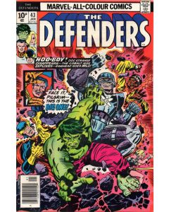 Defenders (1972) #  43 UK Price (7.0-FVF) Luke Cage, Cobalt Man