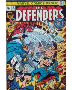Defenders (1972) #   6 UK Price (6.5-FN+) Silver Surfer, Cyrus Black