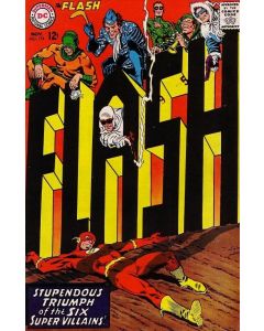 Flash (1959) # 174 (3.0-GVG) Rogues Gallery, Lower staple detached from cover
