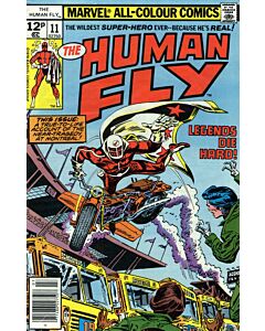 Human Fly (1977) #  11 UK Price (5.0-VGF) Marker on cover 