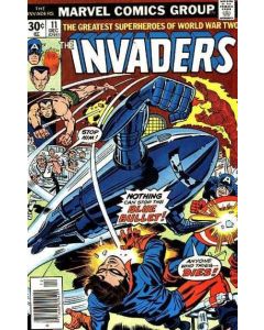 Invaders (1975) #  11 UK Price (7.0-FVF) 1st Blue Bullet