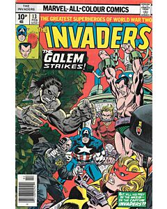Invaders (1975) #  13 UK Price (7.0-FVF) The Golem, 1st Colonel "The Face" Eisen
