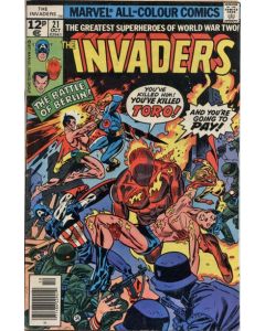 Invaders (1975) #  21 UK Price (6.0-FN)