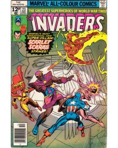 Invaders (1975) #  23 UK Price (6.0-FN) 1st Scarlet Scarab