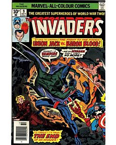 Invaders (1975) #   9 UK Price (8.0-VF) Union Jack, Baron Blood