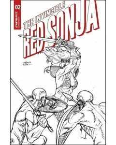 Invincible Red Sonja (2021) #   2 Cover I 1:25 (9.0-VFNM) Joseph Linsner Variant cover