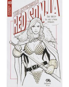 Invincible Red Sonja (2021) #   3 Cover D (8.0-VF) Frank Cho Variant cover