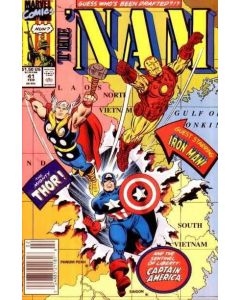 Nam (1986) #  41 Newsstand (8.0-VF) John Romita Cover