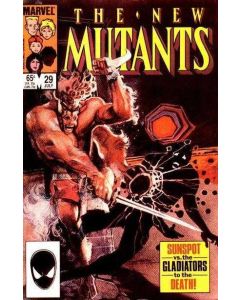 New Mutants (1983) #  29 (6.0-FN) Back cover tear