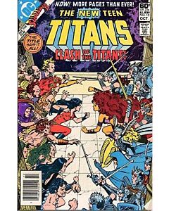 New Teen Titans (1980) #  12 Tag residue on cover (4.0-VG)
