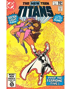 New Teen Titans (1980) #   3 (7.0-FVF) Dr. Light, Fearsome Five