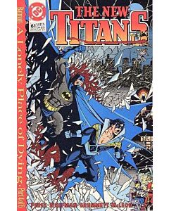 New Teen Titans (1984) #  61 (7.5-VF-) A Lonely Place of Dying