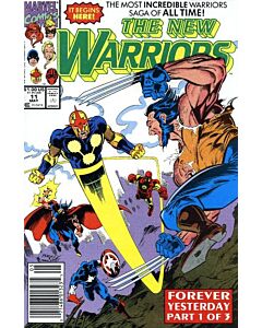 New Warriors (1990) #  11 Newsstand (8.0-VF) Forever Yesterday Pt. 1