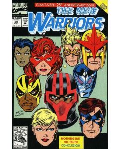 New Warriors (1990) #  25 (8.0-VF) Die-Cut cover