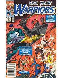 New Warriors (1990) #   8 Newsstand (5.0-VGF) Punisher