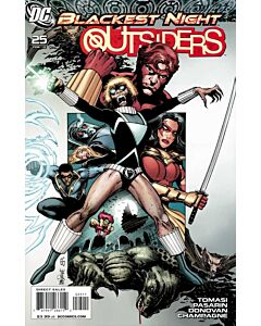 Batman and the Outsiders (2007) #  25 (6.0-FN) Price tag back cover