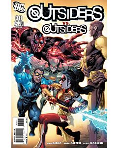 Batman and the Outsiders (2007) #  38 (6.0-FN) Price tag back cover