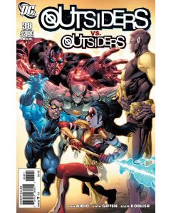 Batman and the Outsiders (2007) #  38 (6.0-FN) Price tag back cover