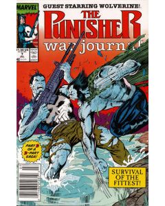 Punisher War Journal (1988) #   7 Newsstand (7.0-FVF) Wolverine