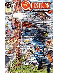 Question (1986) #  24 (6.0-FN) Price tag on cover