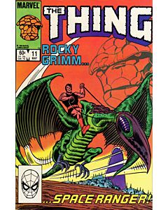 Thing (1983) #  11 (5.0-VGF) Price tag on cover