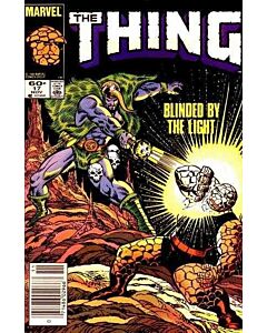 Thing (1983) #  17 Newsstand (4.0-VG) Pen mark on cover