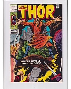 Thor (1962) # 163 UK Price (5.0-VGF) (644246) 1st app. The Mutates