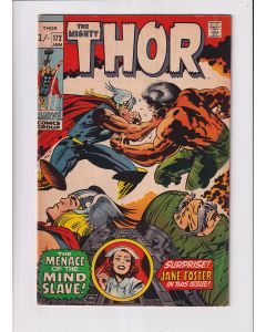 Thor (1962) # 172 UK Price (5.0-VGF) (1990304) The Mind-Slave
