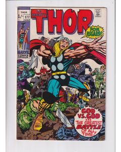 Thor (1962) # 177 UK Price (5.5-FN-) (1990328) Surtur, Loki