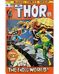 Thor (1962) # 200 UK Price (2.5-GD+) Staple detached