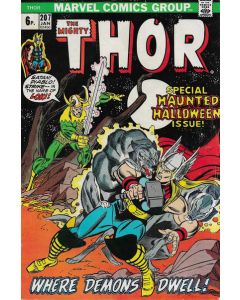 Thor (1962) # 207 UK Price (4.0-VG) Loki, Halloween Issue