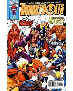Thunderbolts (1997) #  12 (8.0-VF) Avengers, Fantastic Four