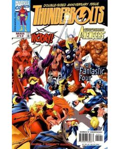 Thunderbolts (1997) #  12 (8.0-VF) Avengers, Fantastic Four