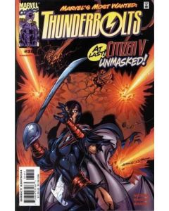 Thunderbolts (1997) #  38 (9.0-VFNM) Citizen V unmasked, 1st Scourge cameo