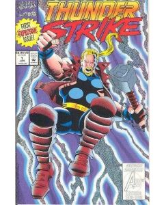 Thunderstrike (1993) #   1 (9.0-VFNM) Prismatic Foil cover, Bloodaxe