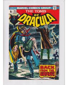 Tomb of Dracula (1972) #  16 UK Price (5.0-VGF) (2121660) 1st Dr. Sun