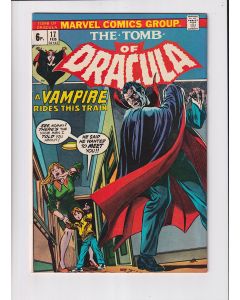 Tomb of Dracula (1972) #  17 UK Price (5.0-VGF) (1252273) Blade