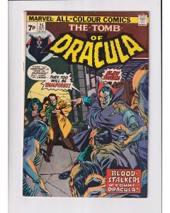Tomb of Dracula (1972) #  25 UK Price (6.0-FN) (1252341) 1st Hannibal King